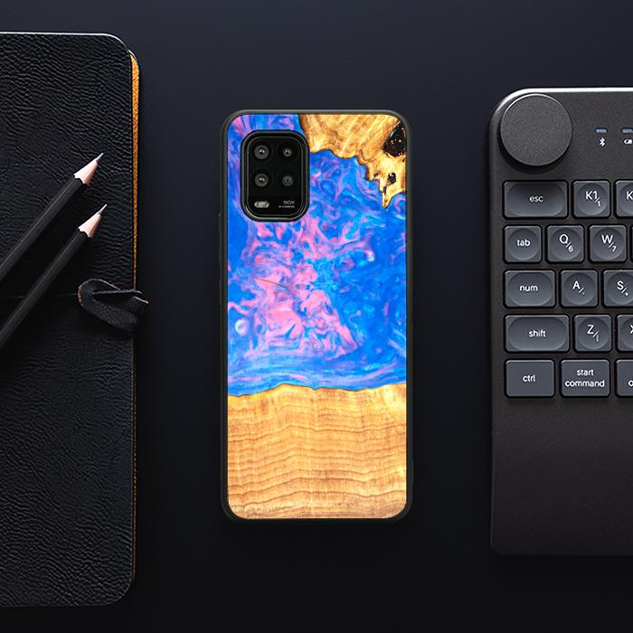 Xiaomi Mi 10 lite Handyhülle aus Kunstharz und Holz - SYNERGY#B23