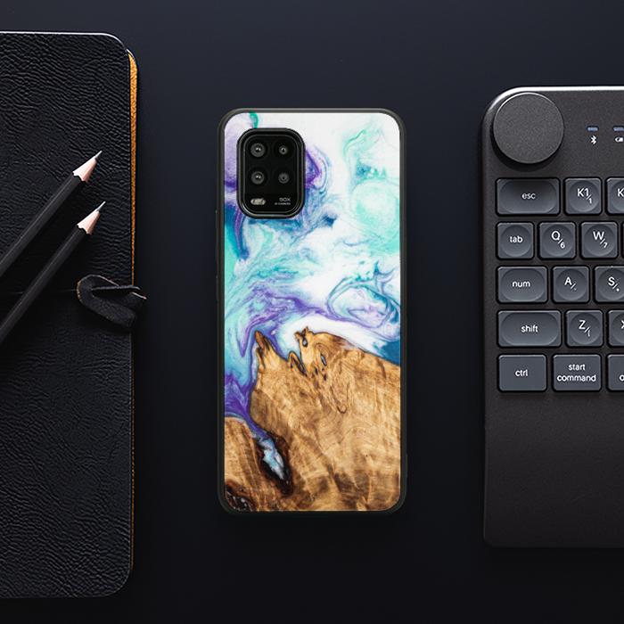 Xiaomi Mi 10 lite Etui na telefon z żywicy i drewna - SYNERGY#C17