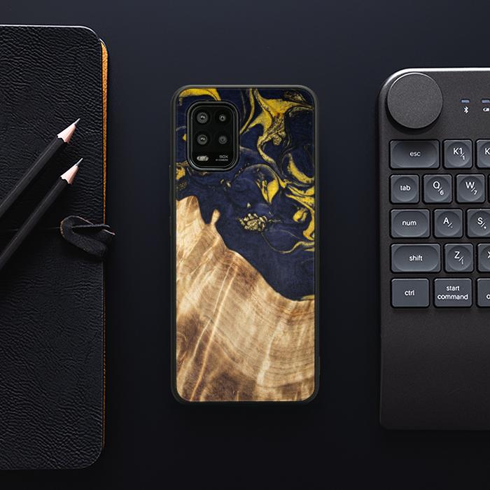 Xiaomi Mi 10 lite Etui na telefon z żywicy i drewna - SYNERGY#C26