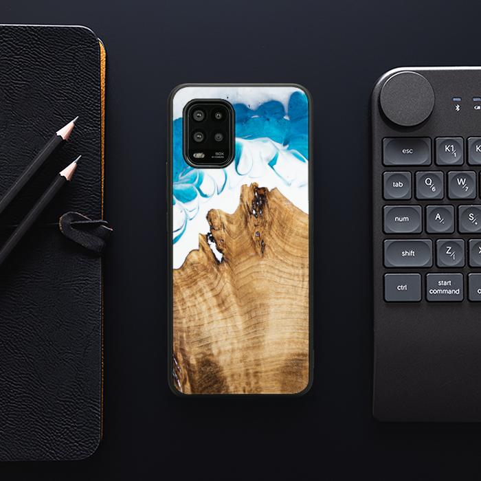 Xiaomi Mi 10 Lite etui na telefon z żywicy i drewna - SYNERGY#C41