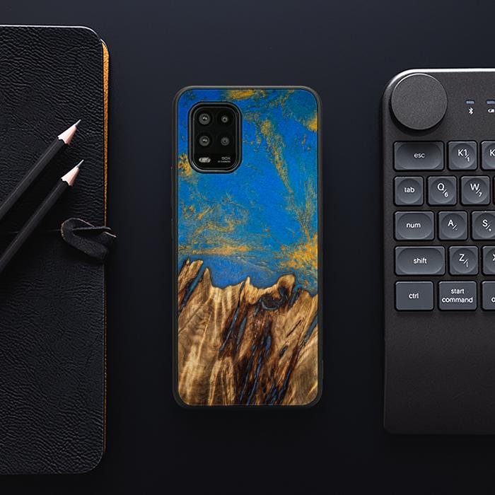 Xiaomi Mi 10 lite Etui na telefon z żywicy i drewna - SYNERGY#C43