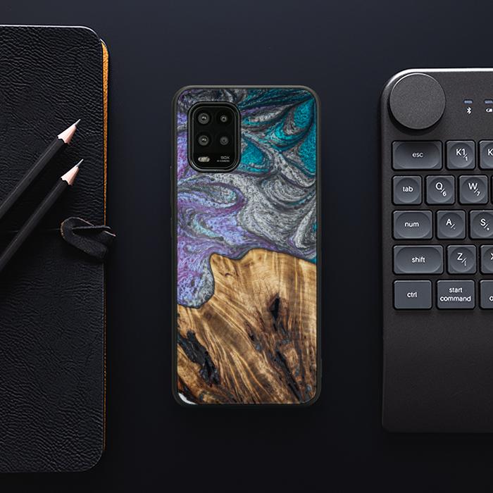 Xiaomi Mi 10 lite Handyhülle aus Kunstharz und Holz - SYNERGY#C47