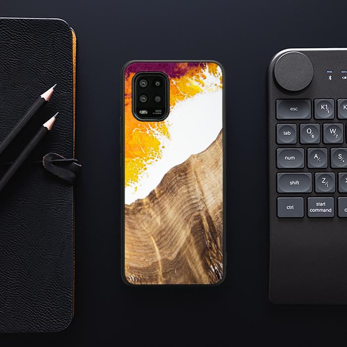 Xiaomi Mi 10 lite Etui na telefon z żywicy i drewna - Synergy#C28