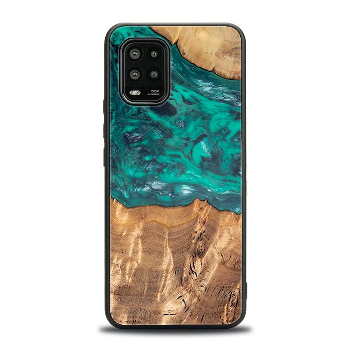Xiaomi Mi 10 lite Handyhülle aus Harz und Holz - Synergy#D109