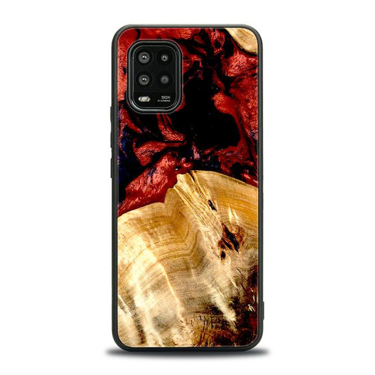 Xiaomi Mi 10 lite Handyhülle aus Harz und Holz - Synergy#D117