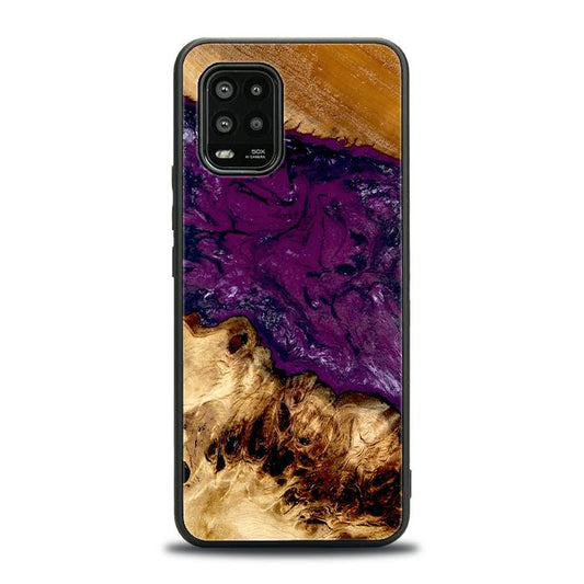 Xiaomi Mi 10 lite Handyhülle aus Harz und Holz - Synergy#D134