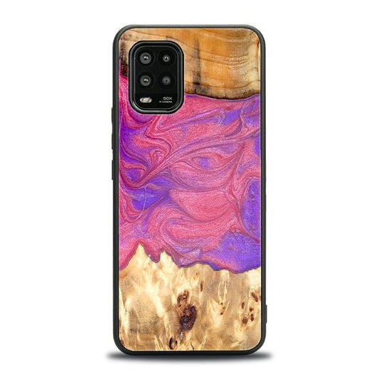 Xiaomi Mi 10 lite Handyhülle aus Harz und Holz - Synergy#D136