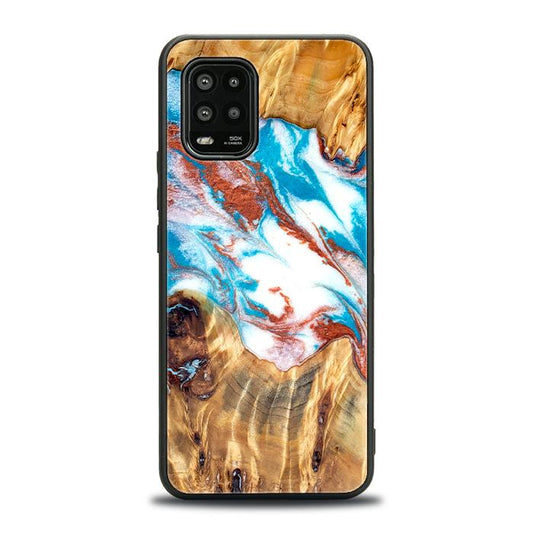 Xiaomi Mi 10 lite Handyhülle aus Harz und Holz - Synergy#D137