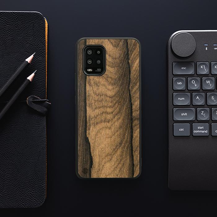 Xiaomi Mi 10 lite Handyhülle aus Holz - Ziricote
