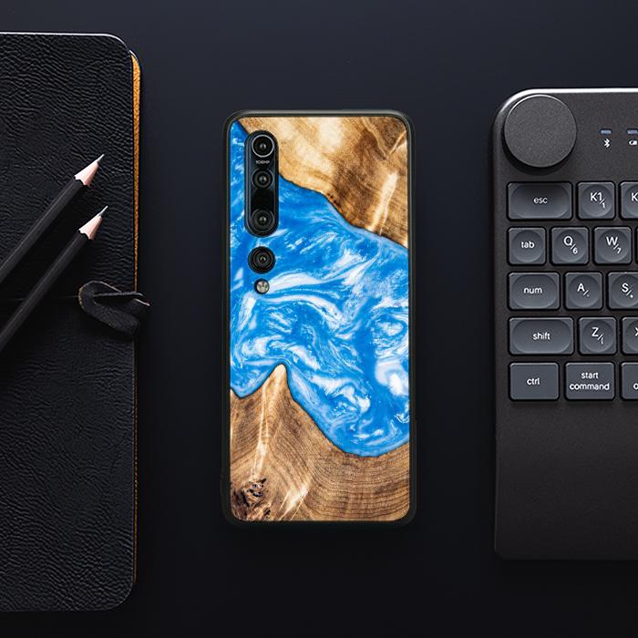 Xiaomi Mi 10 Pro Handyhülle aus Kunstharz und Holz - SYNERGY#325
