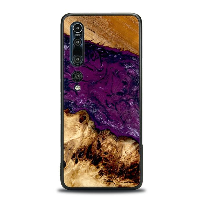 Xiaomi Mi 10 Pro Handyhülle aus Harz und Holz - Synergy#D134