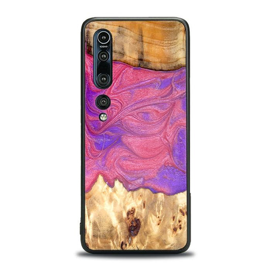 Xiaomi Mi 10 Pro Handyhülle aus Harz und Holz - Synergy#D136