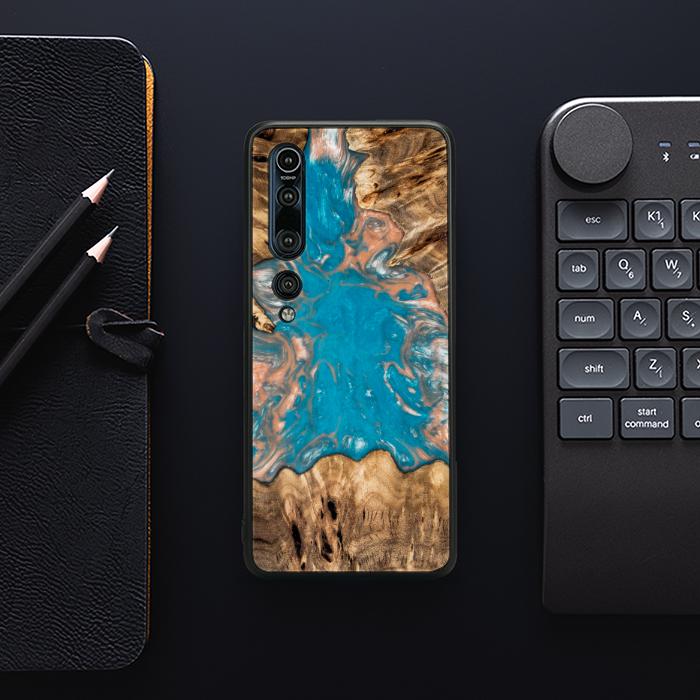 Xiaomi Mi 10 Handyhülle aus Kunstharz und Holz - SYNERGY# A97