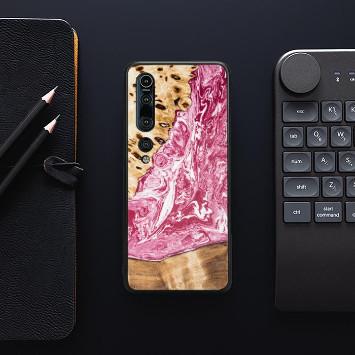 Xiaomi Mi 10 Etui na telefon z żywicy i drewna - SYNERGY#A99