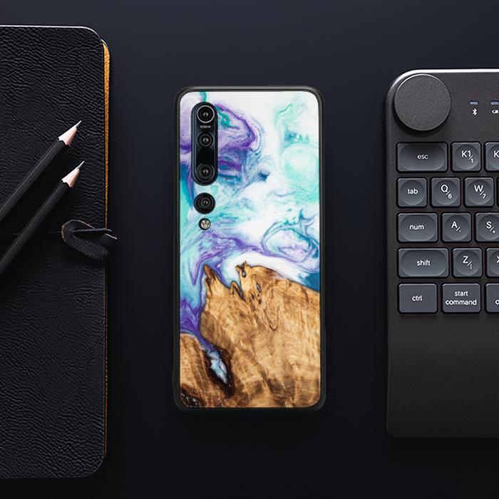 Xiaomi Mi 10 Etui na telefon z żywicy i drewna - SYNERGY#C17