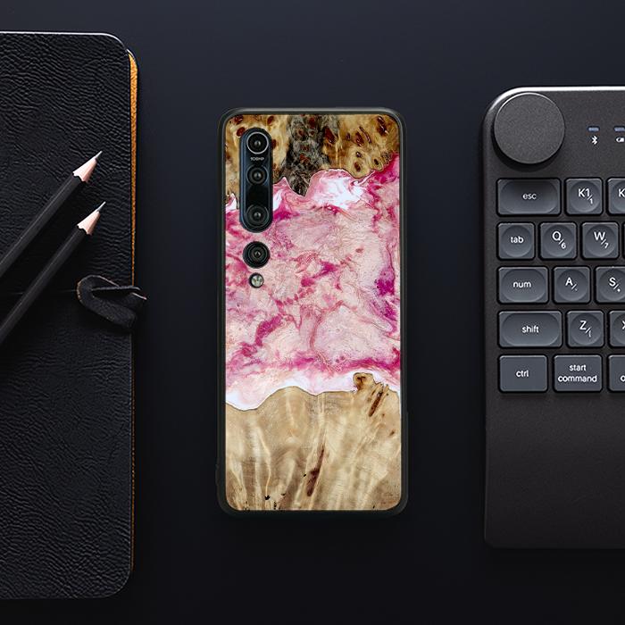 Xiaomi Mi 10 Etui na telefon z żywicy i drewna - Synergy#D101