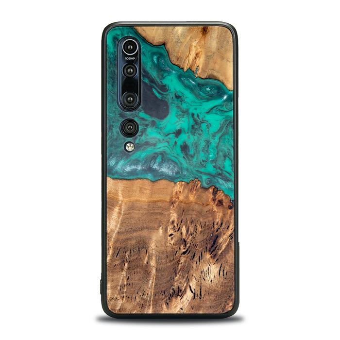 Xiaomi Mi 10 Handyhülle aus Harz und Holz - Synergy#D111