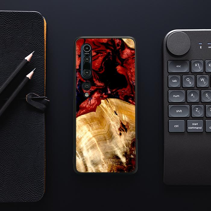 Xiaomi Mi 10 Etui na telefon z żywicy i drewna - Synergy#D117