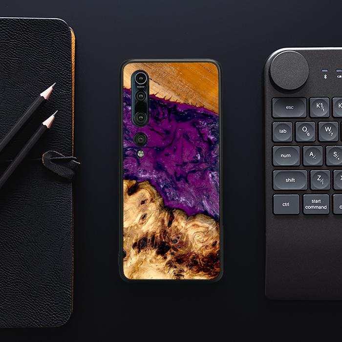 Xiaomi Mi 10 Etui na telefon z żywicy i drewna - Synergy#D130