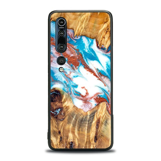 Xiaomi Mi 10 Handyhülle aus Harz und Holz - Synergy#D137