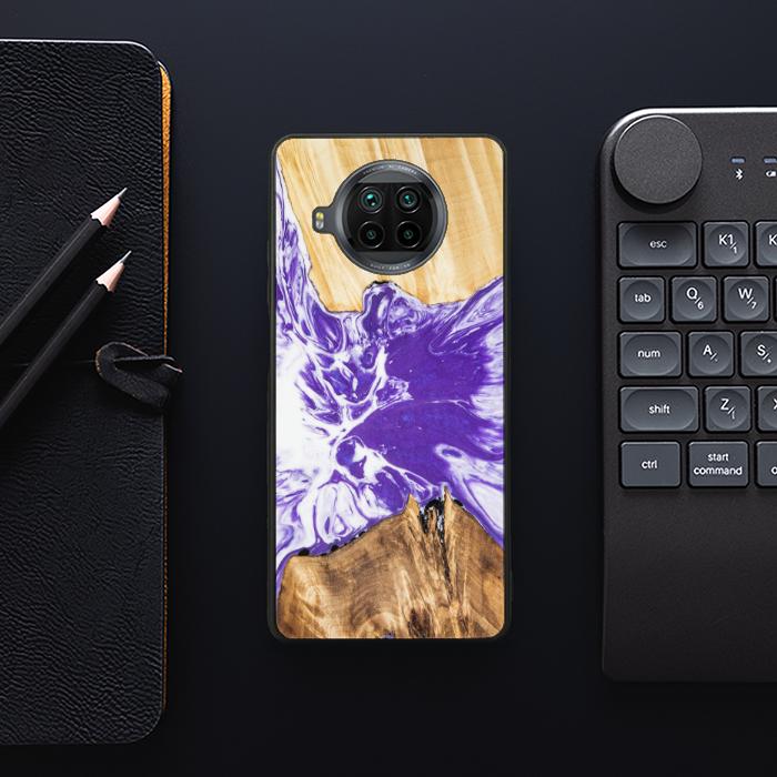 Xiaomi Mi 10T lite Etui na telefon z żywicy i drewna - SYNERGY# A78