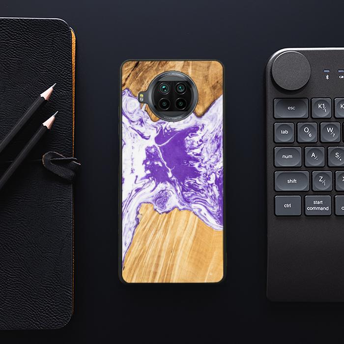 Xiaomi Mi 10T lite Etui na telefon z żywicy i drewna - SYNERGY# A80