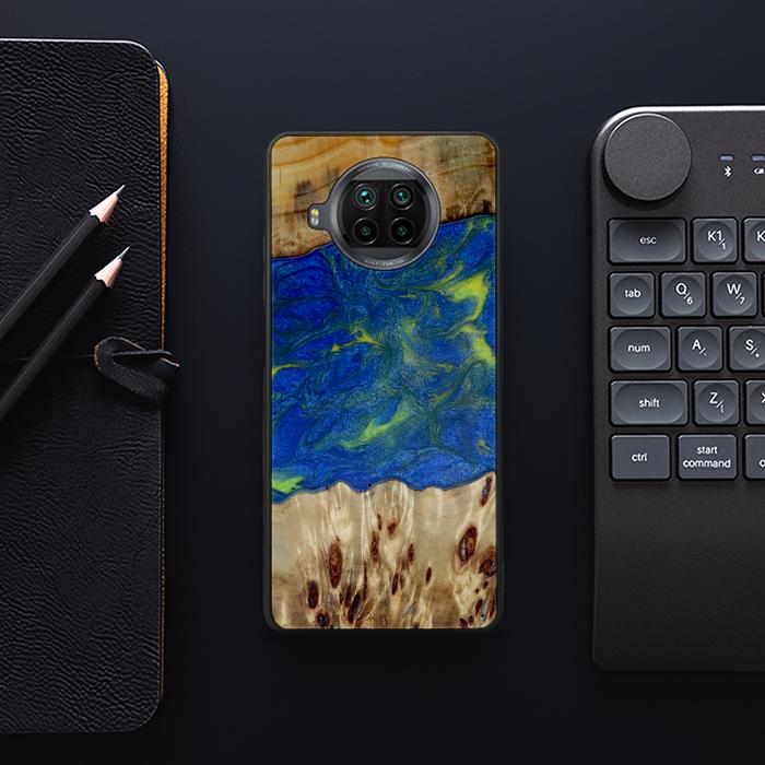 Xiaomi Mi 10T lite Handyhülle aus Harz und Holz - Synergy#D102