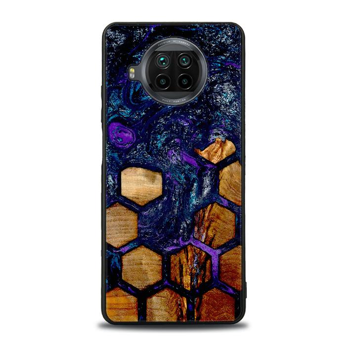 Xiaomi Mi 10T lite Handyhülle aus Harz und Holz - Synergy#D105