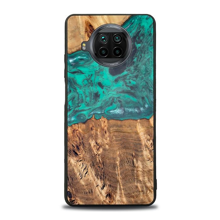 Xiaomi Mi 10T lite Handyhülle aus Harz und Holz - Synergy#D108
