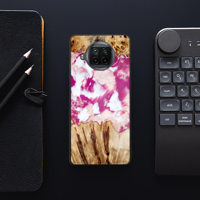 Xiaomi Mi 10T lite Handyhülle aus Kunstharz und Holz - Synergy#D124