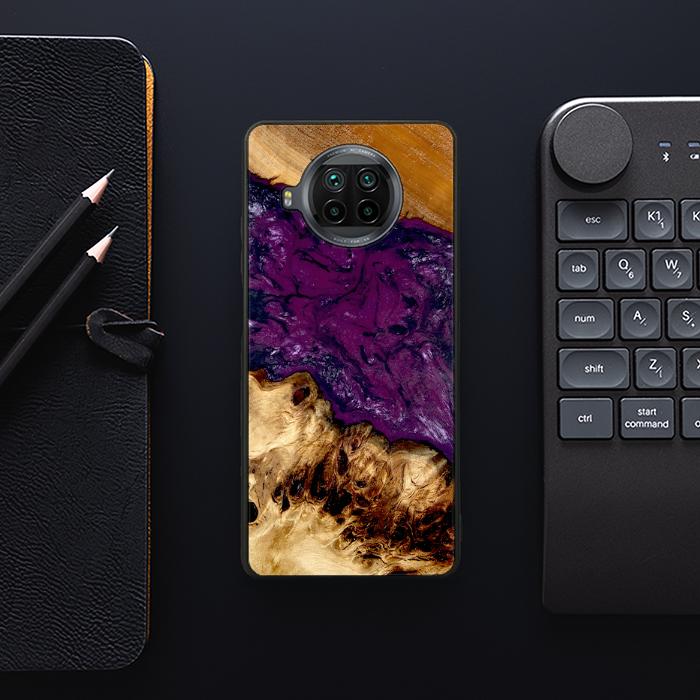 Xiaomi Mi 10T lite Handyhülle aus Harz und Holz - Synergy#D134