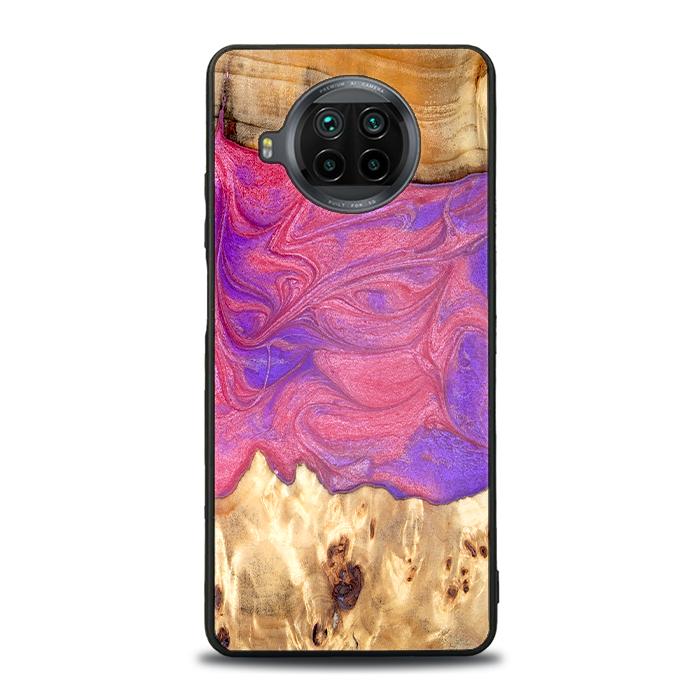 Xiaomi Mi 10T lite Handyhülle aus Harz und Holz - Synergy#D136