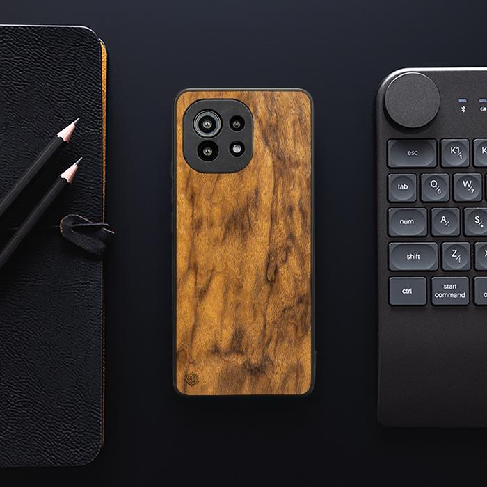 Xiaomi Mi 11 lite / 5G / 5G NE Handyhülle aus Holz - Imbuia
