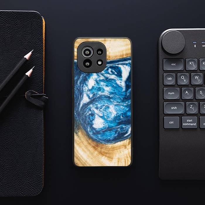Xiaomi Mi 11 lite / 5G / 5G NE Handyhülle aus Kunstharz und Holz - SYNERGY#350