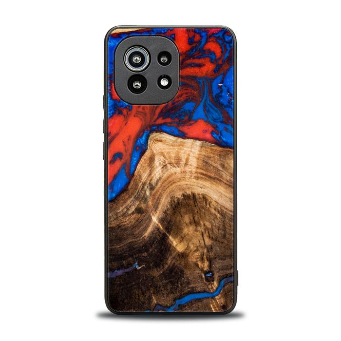 Xiaomi Mi 11 Etui na telefon lite / 5G / 5G NE z żywicy i drewna - SYNERGY#A82