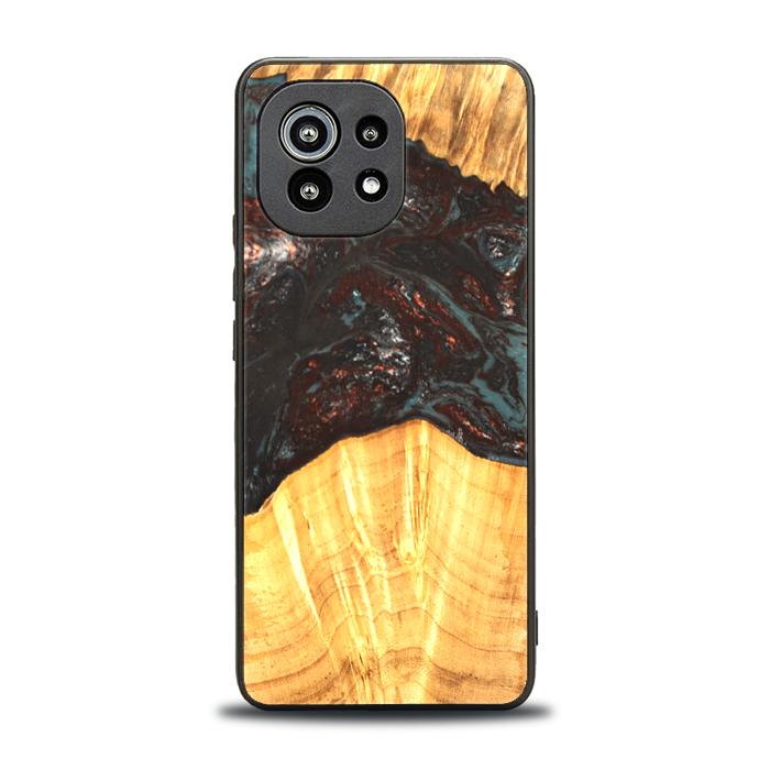 Xiaomi Mi 11 Etui na telefon lite / 5G / 5G NE z żywicy i drewna - SYNERGY#B42
