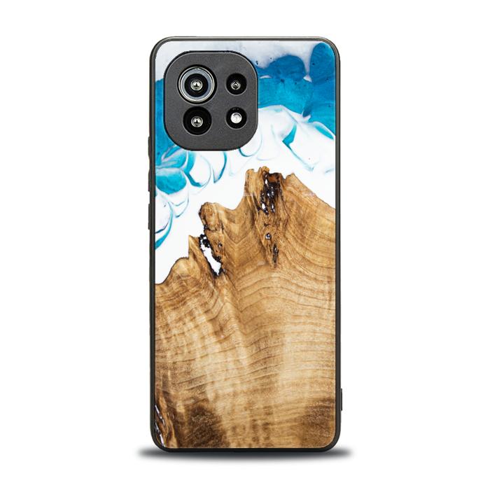 Xiaomi Mi 11 Etui na telefon lite / 5G / 5G NE z żywicy i drewna - SYNERGY#C41