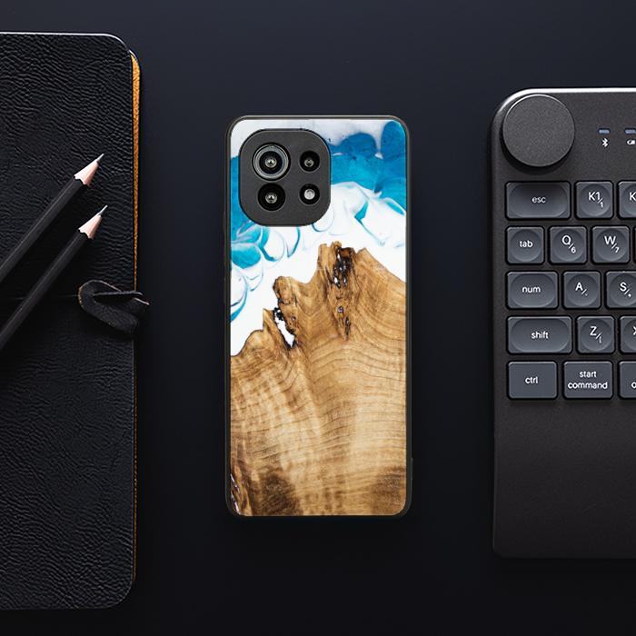 Xiaomi Mi 11 lite / 5G / 5G NE Handyhülle aus Kunstharz und Holz - SYNERGY#C41