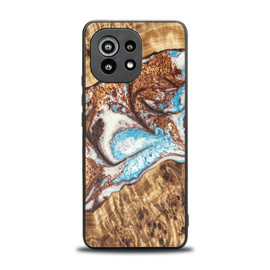Xiaomi Mi 11 lite / 5G / 5G NE Handyhülle aus Kunstharz und Holz - Synergy#B11
