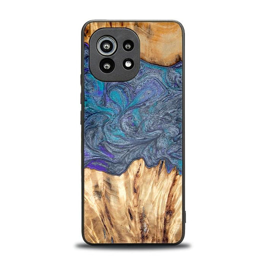 Xiaomi Mi 11 lite / 5G / 5G NE Handyhülle aus Harz und Holz - Synergy#D132