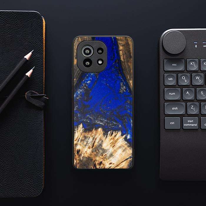 Xiaomi Mi 11 Etui na telefon z żywicy i drewna - SYNERGY#176