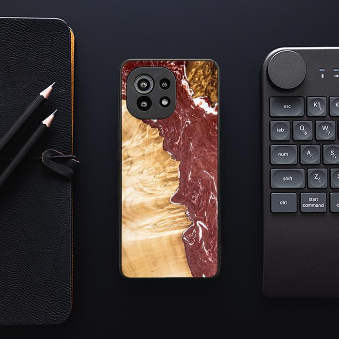 Xiaomi Mi 11 Handyhülle aus Kunstharz und Holz - SYNERGY#316