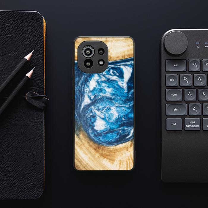 Xiaomi Mi 11 Etui na telefon z żywicy i drewna - SYNERGY#350