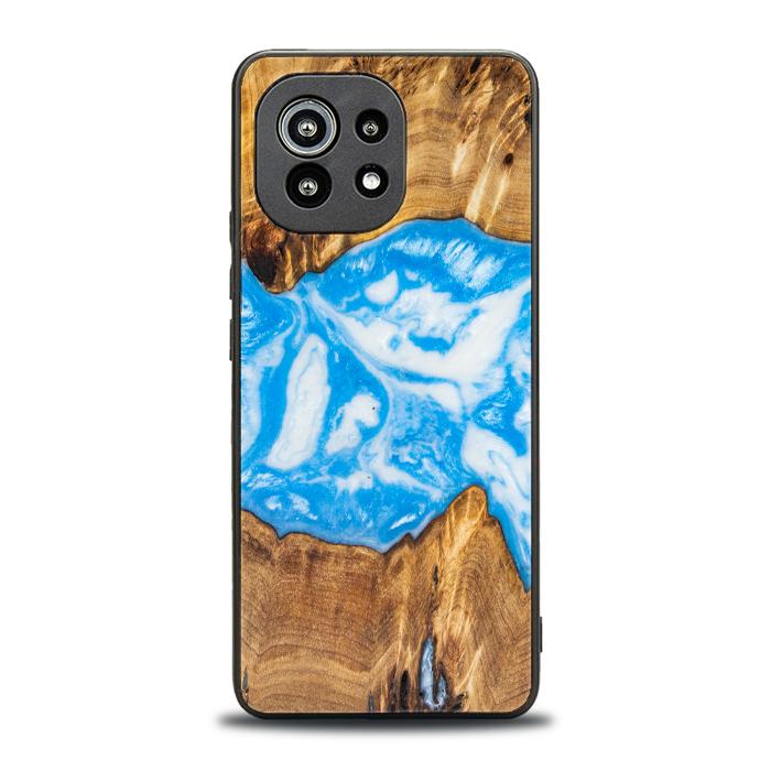 Xiaomi Mi 11 Handyhülle aus Kunstharz und Holz - SYNERGY# A29