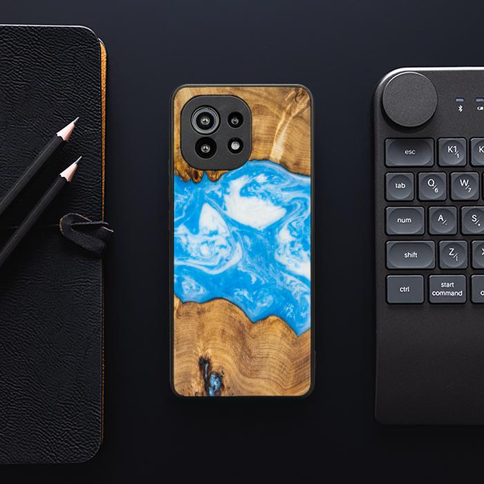 Xiaomi Mi 11 Handyhülle aus Kunstharz und Holz - SYNERGY# A32