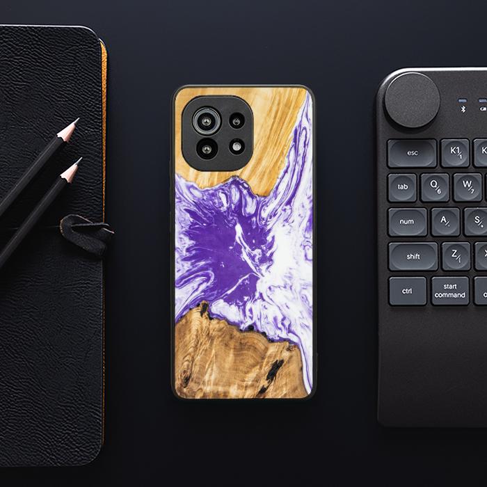 Xiaomi Mi 11 Handyhülle aus Kunstharz und Holz - SYNERGY# A79