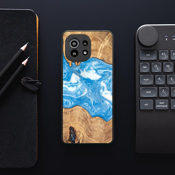 Xiaomi Mi 11 Handyhülle aus Kunstharz und Holz - SYNERGY#B03