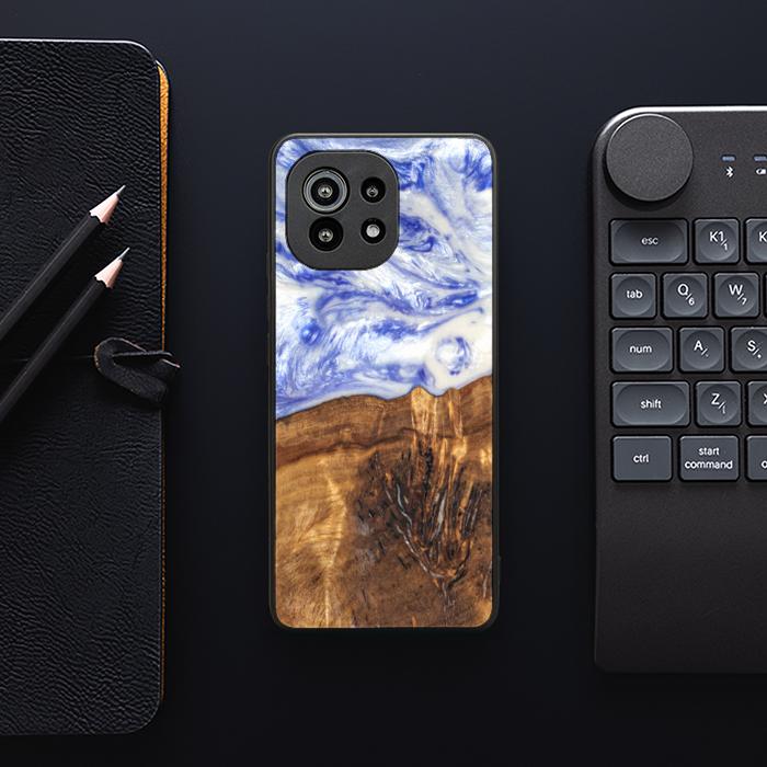 Xiaomi Mi 11 Handyhülle aus Kunstharz und Holz - SYNERGY#B04