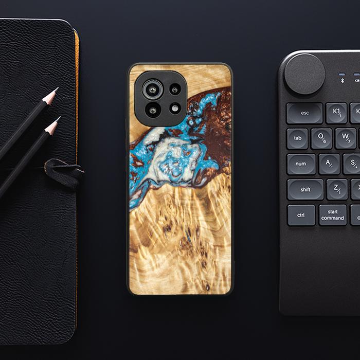 Xiaomi Mi 11 Etui na telefon z żywicy i drewna - SYNERGY#B12