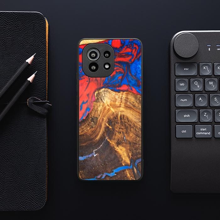 Xiaomi Mi 11 Handyhülle aus Kunstharz und Holz - SYNERGY#B31